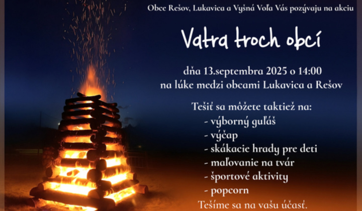 Fotka - Vatra troch obcí